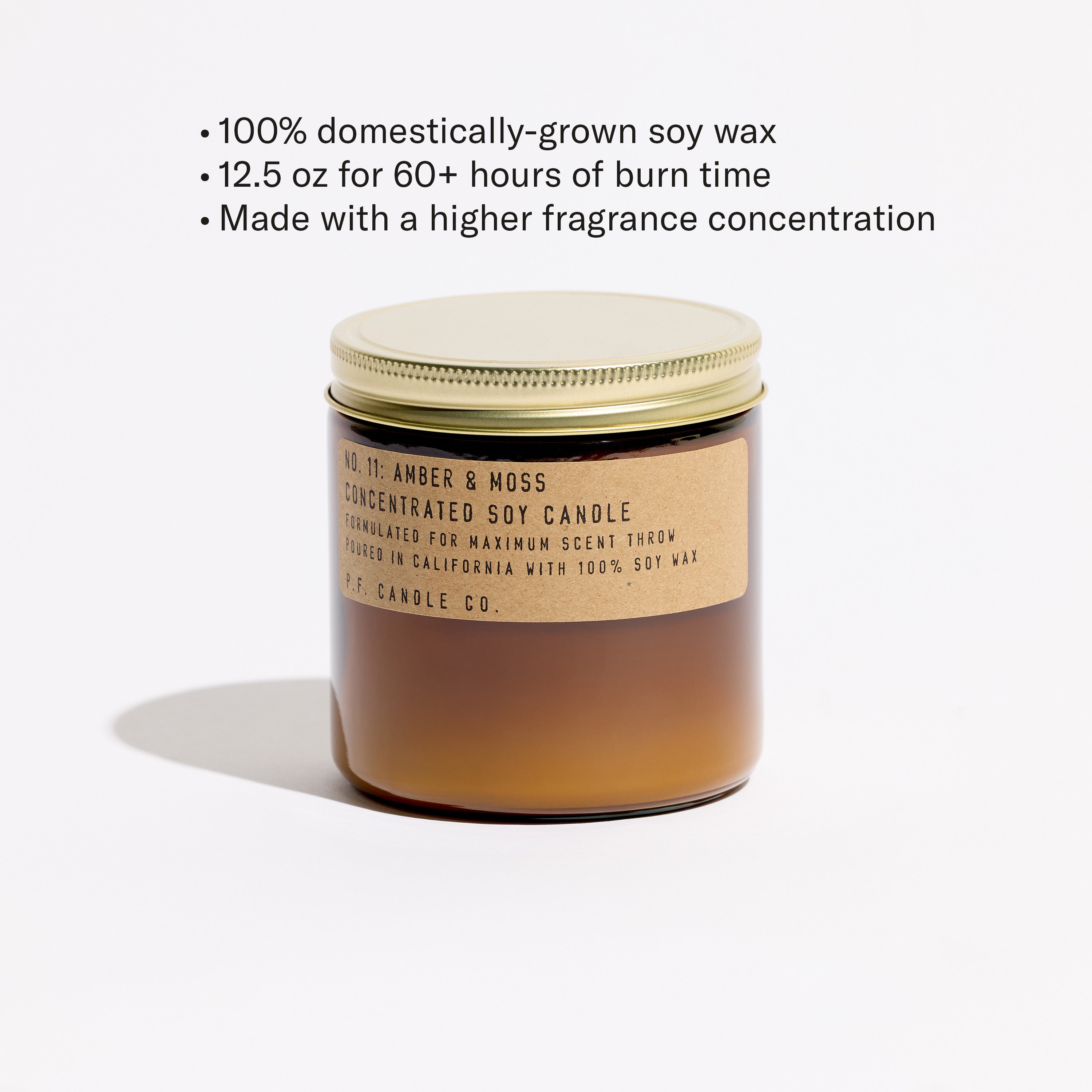 Amber & Moss – Large Concentrated Candle